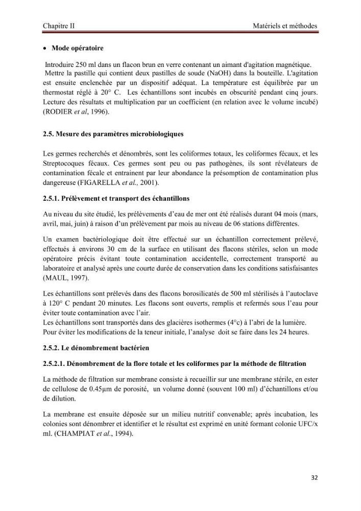 Caractérisation physico-chimique et bactériologique des eaux de la ferme d\'élevage de poissons marins d\'Azeffoun (Willaya de Tizi Ouzou):
