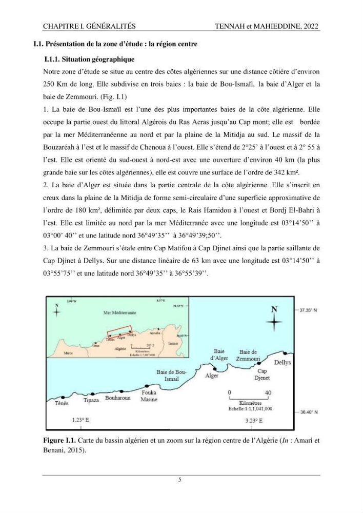 Contribution à l\'étude de l\'âge et de la croissance des espèces du genre Trachurus ( Téléostéens, Carangidae ) de la région centre du littoral algérien.