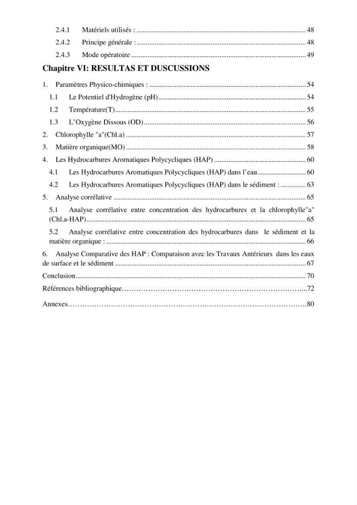 Evaluation des niveaux de pollution par les hydrocarbures aromatiques polycycliques dans les eaux et sédiments marins de la baie de Bou- Ismail (Est)