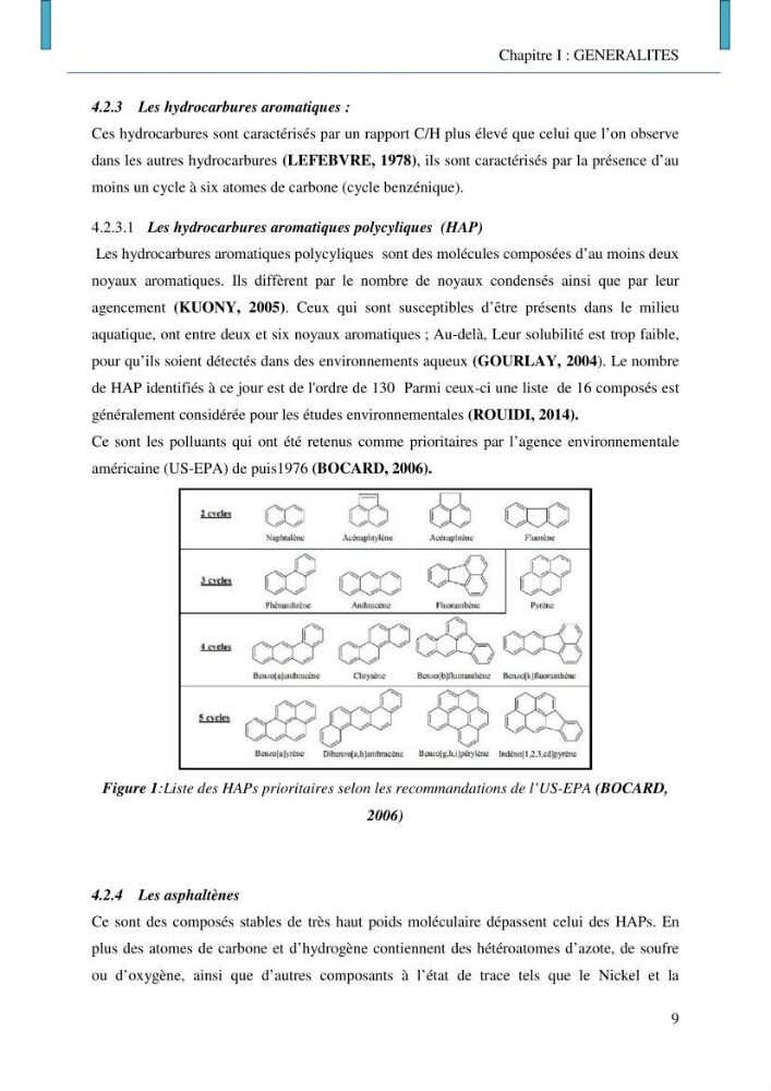 Evaluation des niveaux de pollution par les hydrocarbures aromatiques polycycliques dans les eaux et sédiments marins de la baie de Bou- Ismail (Est)