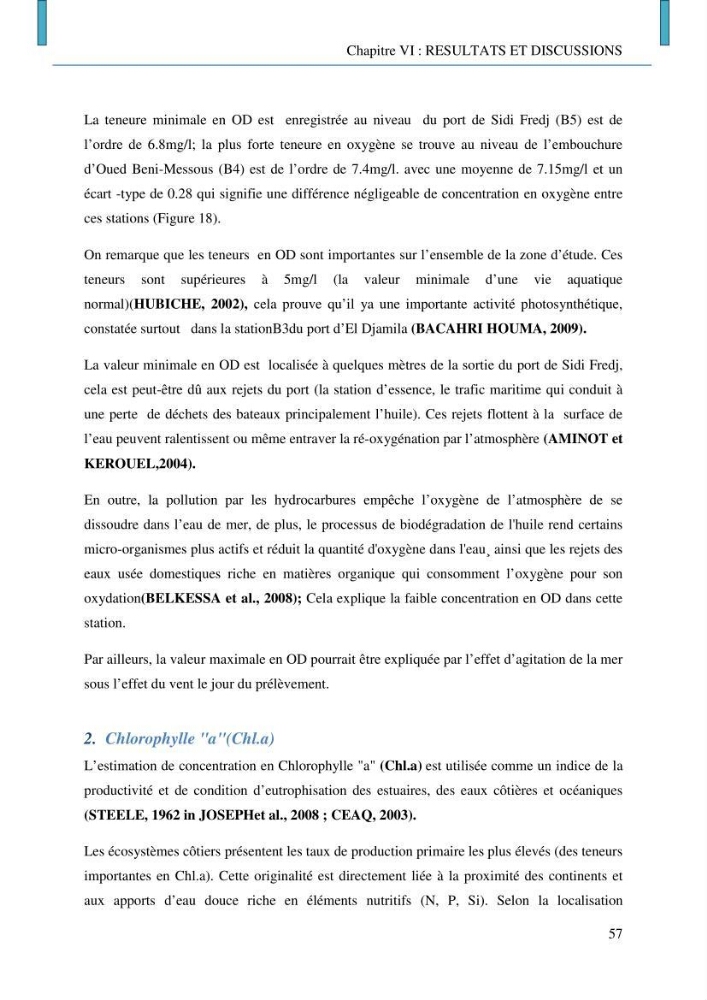 Evaluation des niveaux de pollution par les hydrocarbures aromatiques polycycliques dans les eaux et sédiments marins de la baie de Bou- Ismail (Est)