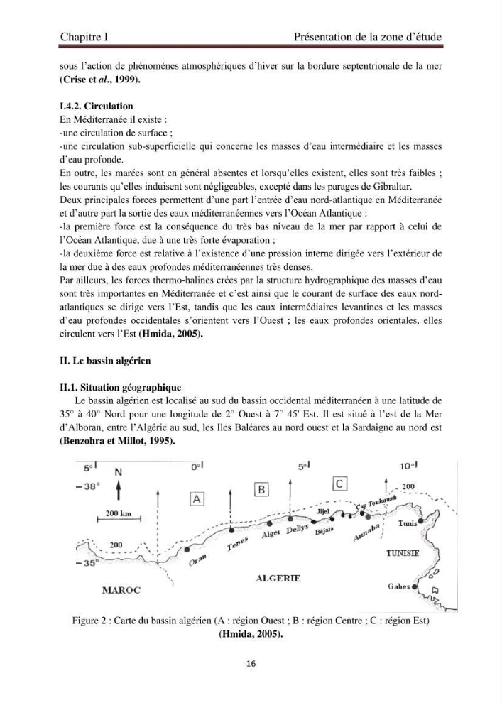 La corrélation entre les paramètres physiques et la densité de microplancton dans la côte Algérienne: région centrale