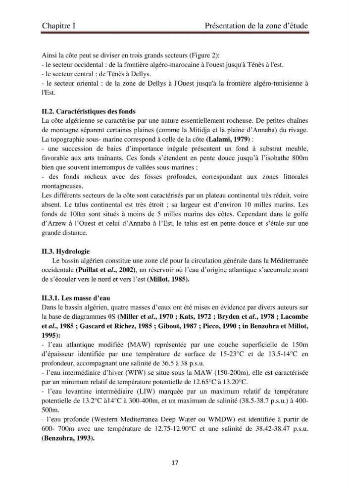 La corrélation entre les paramètres physiques et la densité de microplancton dans la côte Algérienne: région centrale