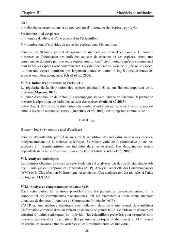 La corrélation entre les paramètres physiques et la densité de microplancton dans la côte Algérienne: région centrale