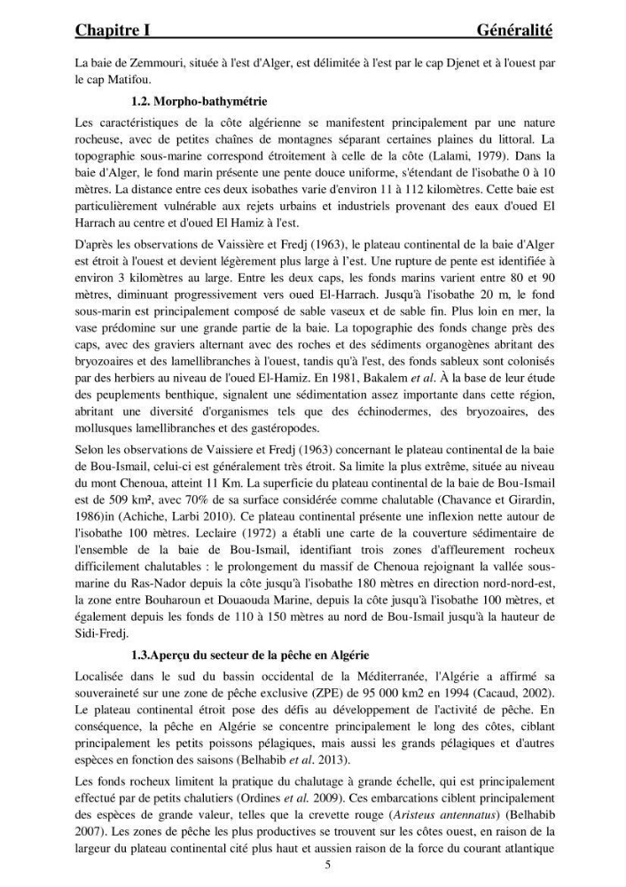 Ecologie et exploitation des crevettes Péneides dans le centre algérien