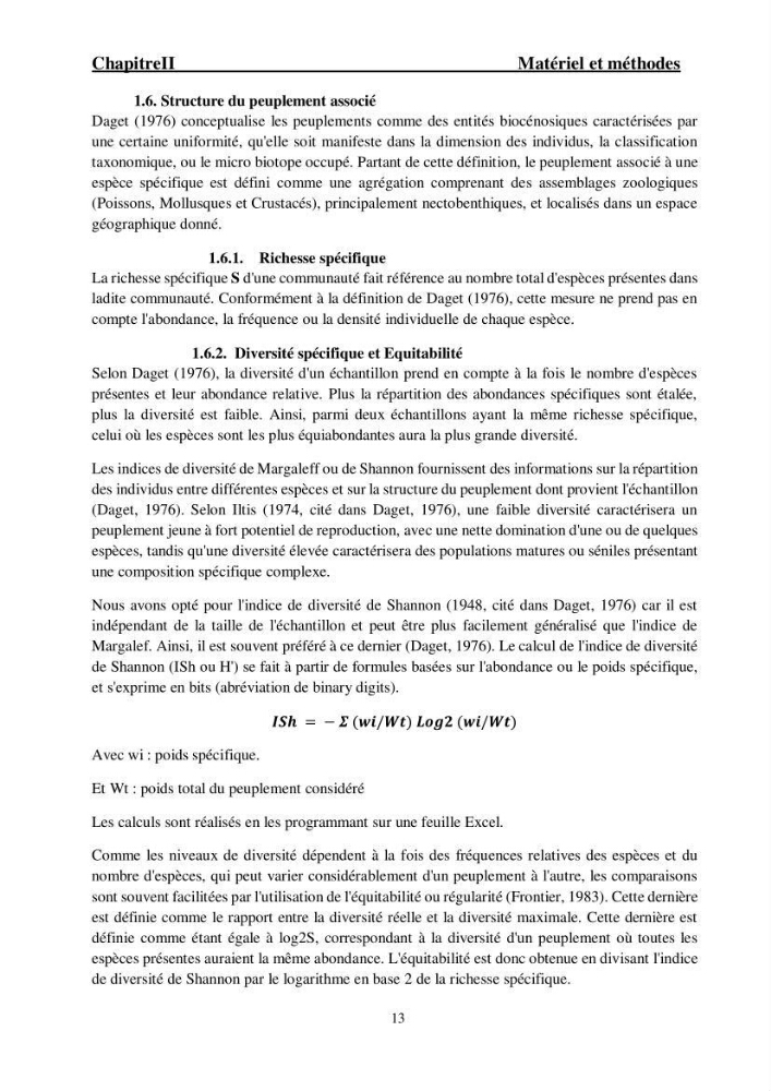 Ecologie et exploitation des crevettes Péneides dans le centre algérien