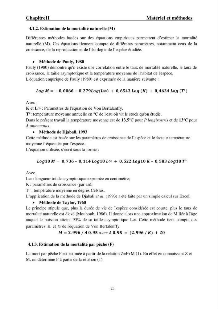 Ecologie et exploitation des crevettes Péneides dans le centre algérien