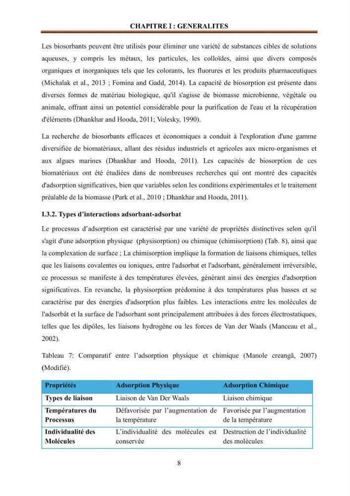 Etude de la valorisation d\'une biomasse marine en vue de son utilisation pour le traitement de l\'eau