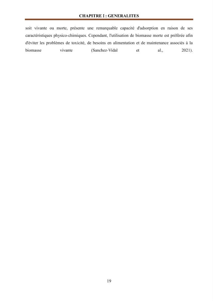 Etude de la valorisation d\'une biomasse marine en vue de son utilisation pour le traitement de l\'eau