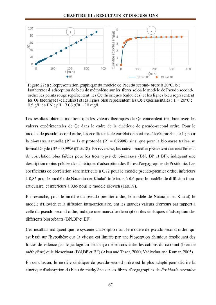 Etude de la valorisation d\'une biomasse marine en vue de son utilisation pour le traitement de l\'eau