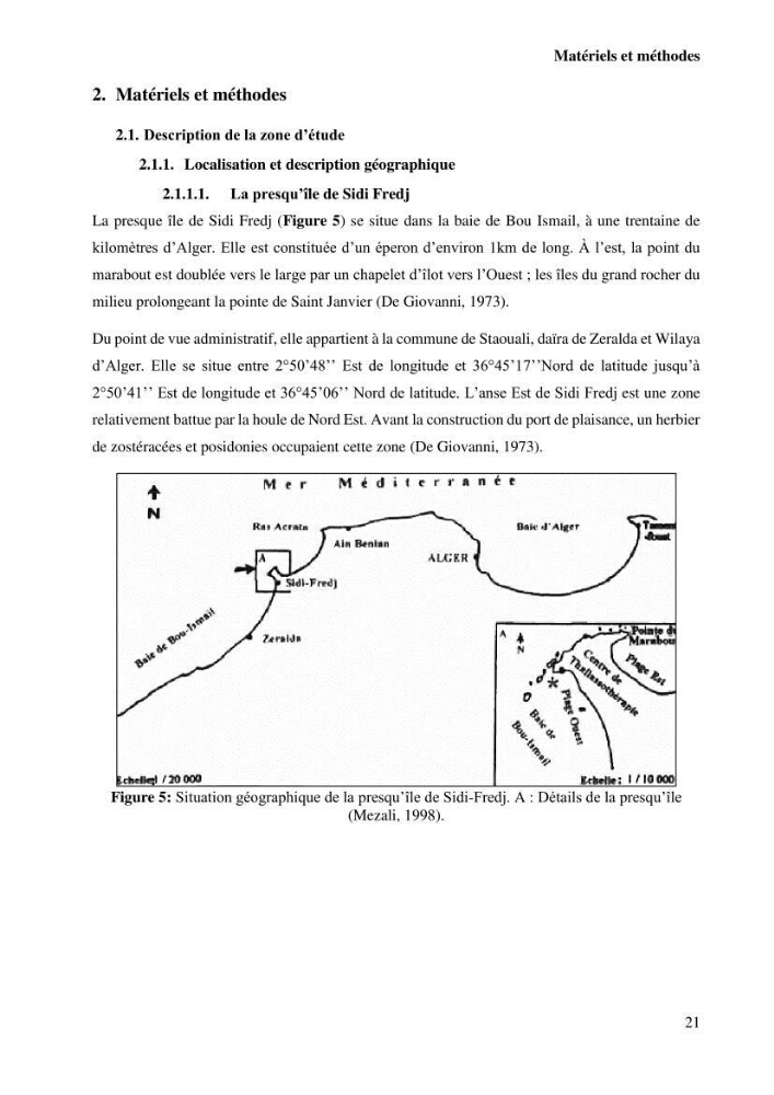 Estimation du carbone bleu dans les herbiers sous-marins de Sidi-Fredj: Cymodocea nodosa et Posidonia oceanica.
