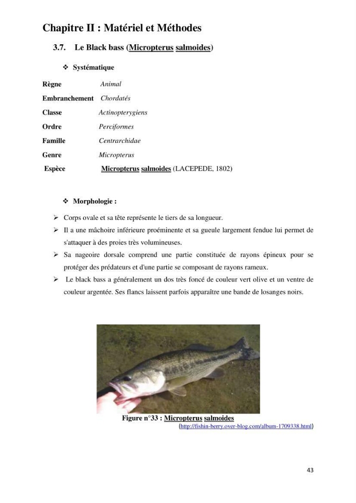 Evaluation des ressources piscicoles d\'un plan d\'eau : le barrage de Boukerdane (Wilaya de Tipaza)