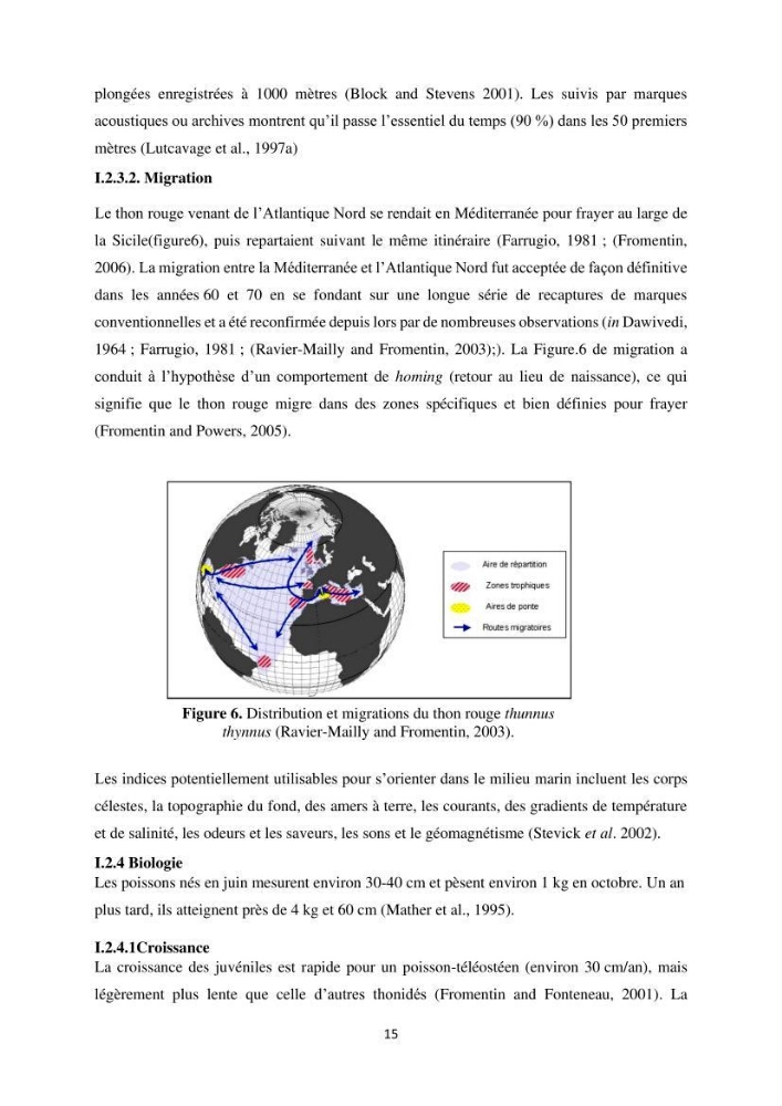 Contribution de la télédétection à la pêche du grand Pélagique Thunnus thynnus (linnaeus, 1758) dans la cote algérienne