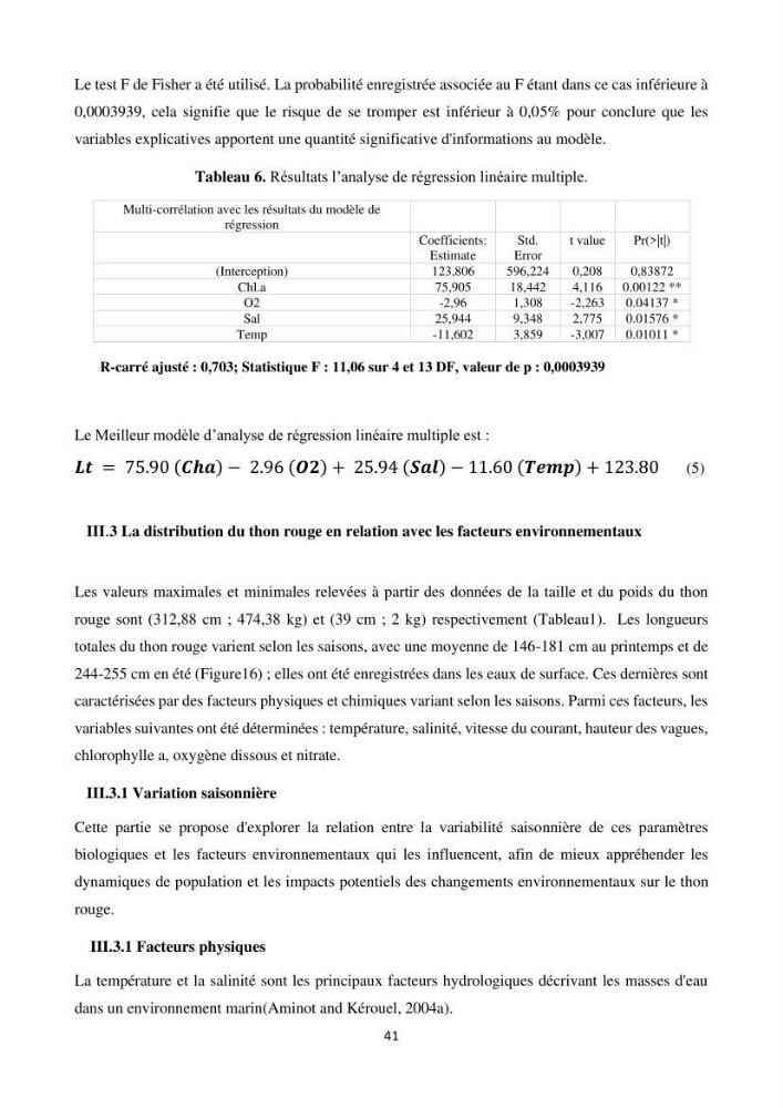 Contribution de la télédétection à la pêche du grand Pélagique Thunnus thynnus (linnaeus, 1758) dans la cote algérienne