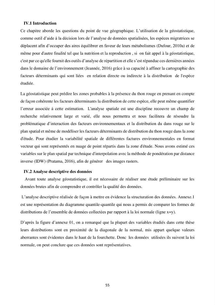 Contribution de la télédétection à la pêche du grand Pélagique Thunnus thynnus (linnaeus, 1758) dans la cote algérienne