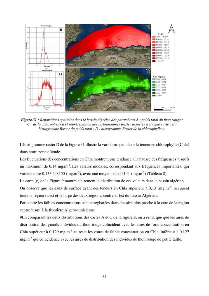Contribution de la télédétection à la pêche du grand Pélagique Thunnus thynnus (linnaeus, 1758) dans la cote algérienne