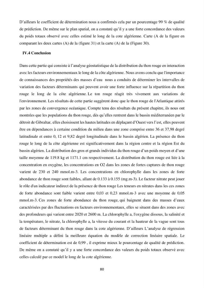 Contribution de la télédétection à la pêche du grand Pélagique Thunnus thynnus (linnaeus, 1758) dans la cote algérienne