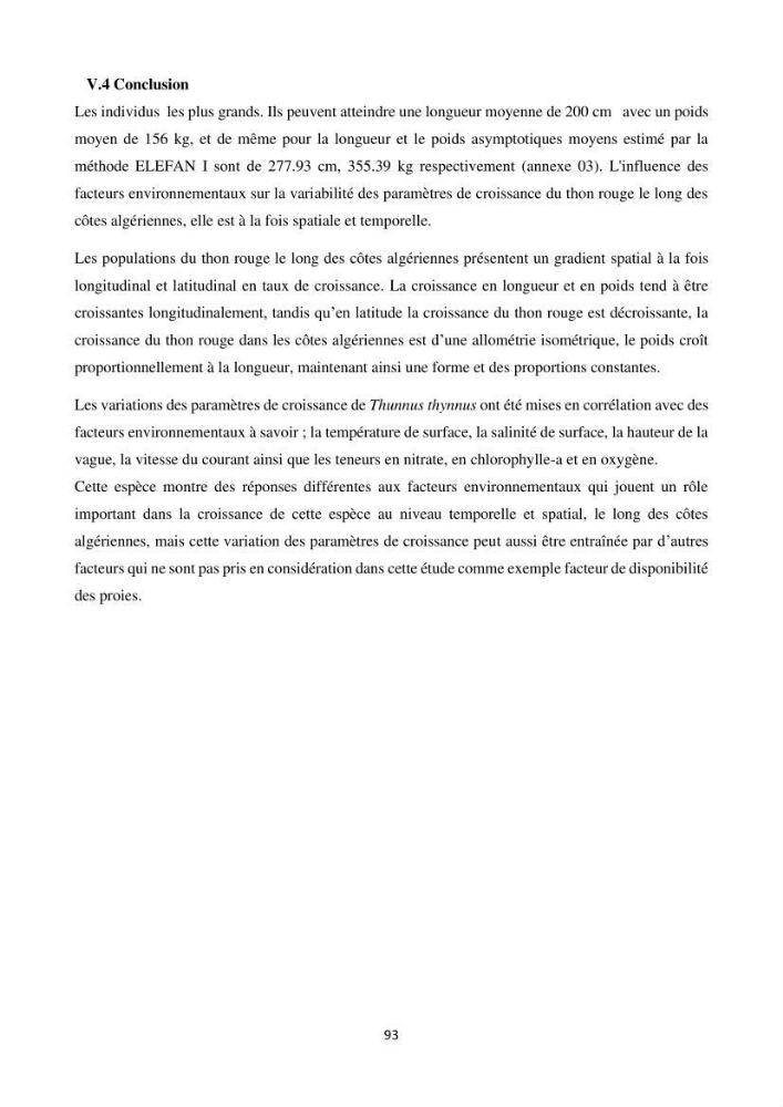 Contribution de la télédétection à la pêche du grand Pélagique Thunnus thynnus (linnaeus, 1758) dans la cote algérienne