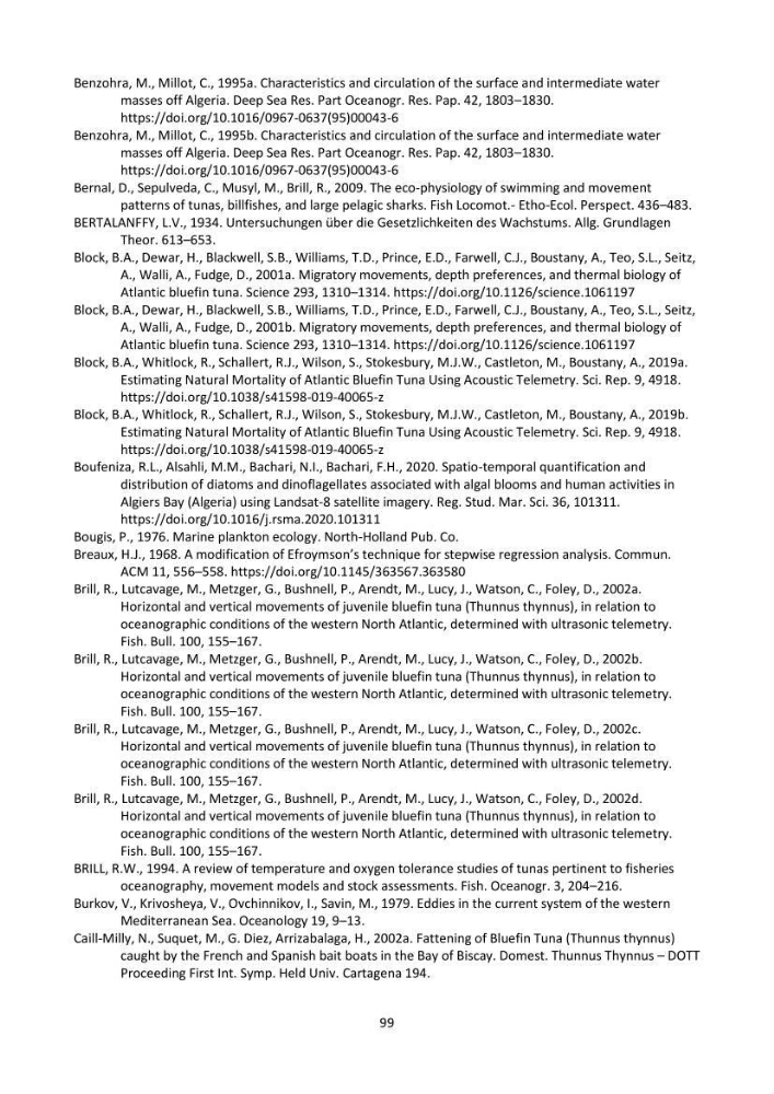 Contribution de la télédétection à la pêche du grand Pélagique Thunnus thynnus (linnaeus, 1758) dans la cote algérienne