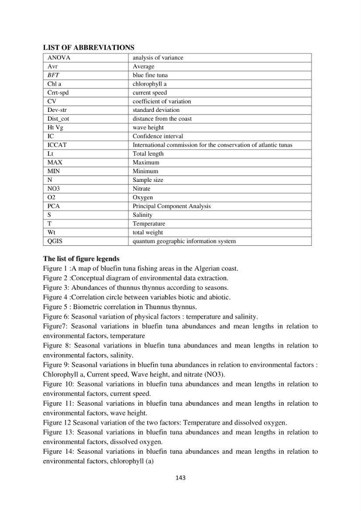 Contribution de la télédétection à la pêche du grand Pélagique Thunnus thynnus (linnaeus, 1758) dans la cote algérienne