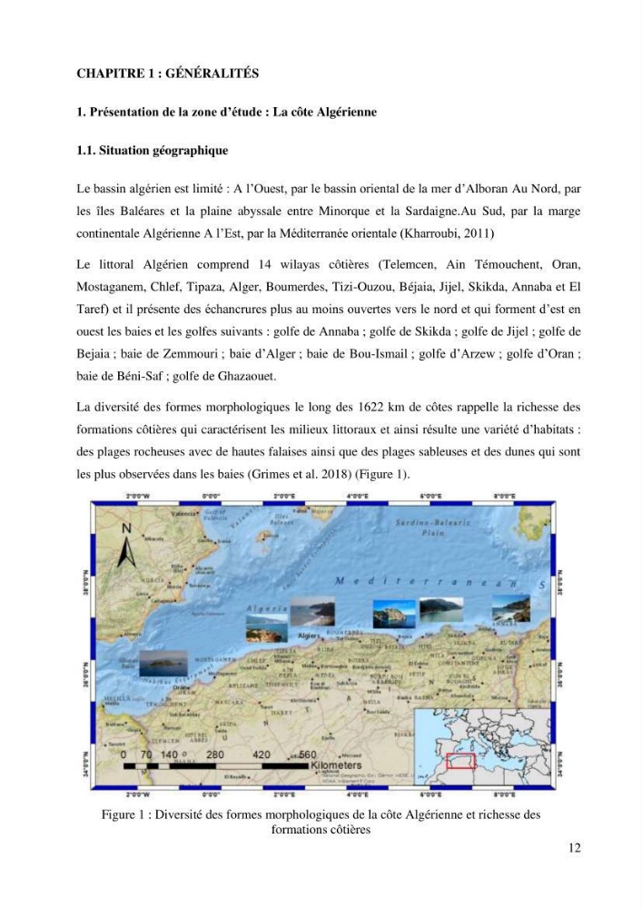 Inventaire et Systématique de quelques Invertébrés et VertébrésMarins de la côte Algérienne: