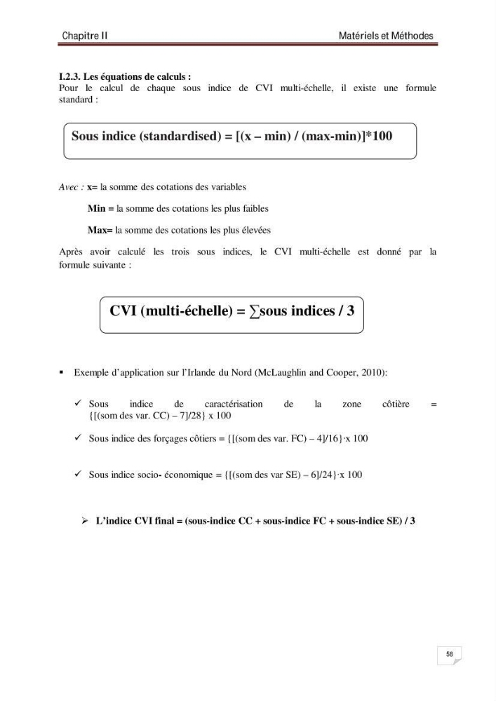 Evaluation de la vulnérabilité des côtes du littoral centre: cas de la baie d\'El Djamila
