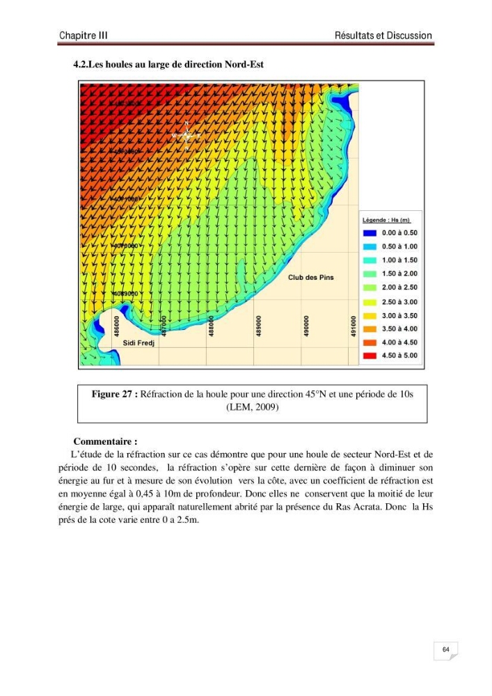 Evaluation de la vulnérabilité des côtes du littoral centre: cas de la baie d\'El Djamila
