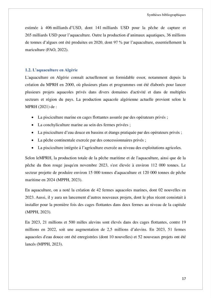 Conception d’une ferme aquacole et essai de production de naissains de bivalves