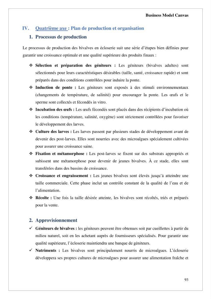 Conception d’une ferme aquacole et essai de production de naissains de bivalves