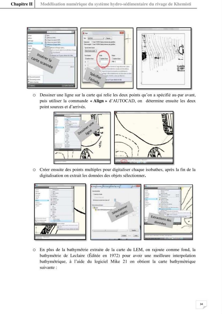Etude hydrosédimentaire du rivage de Khemisti
