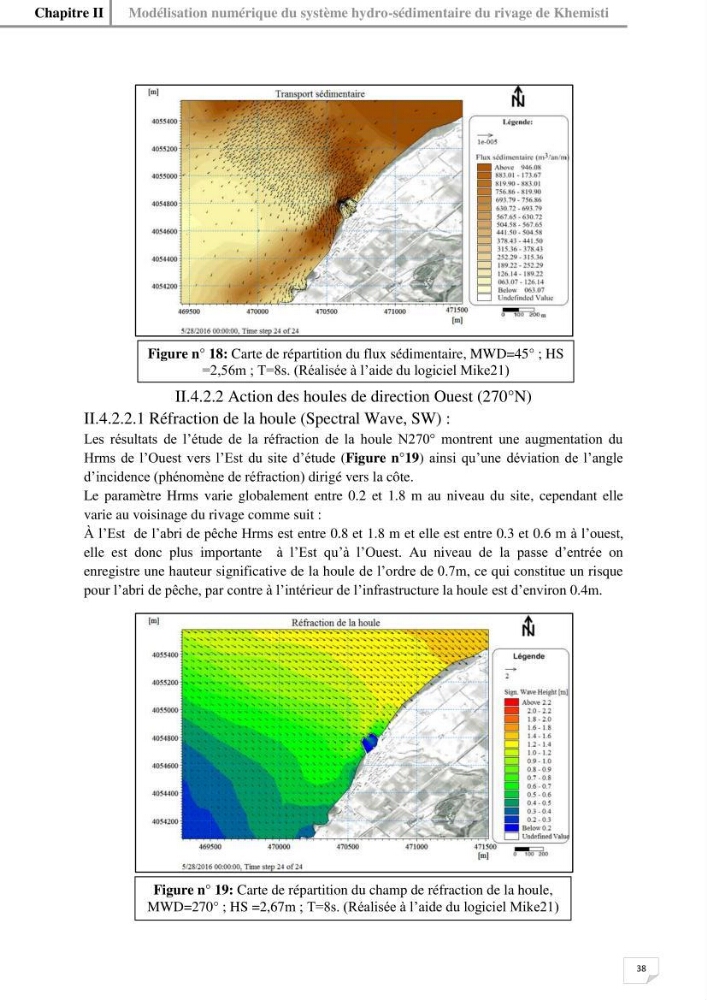 Etude hydrosédimentaire du rivage de Khemisti