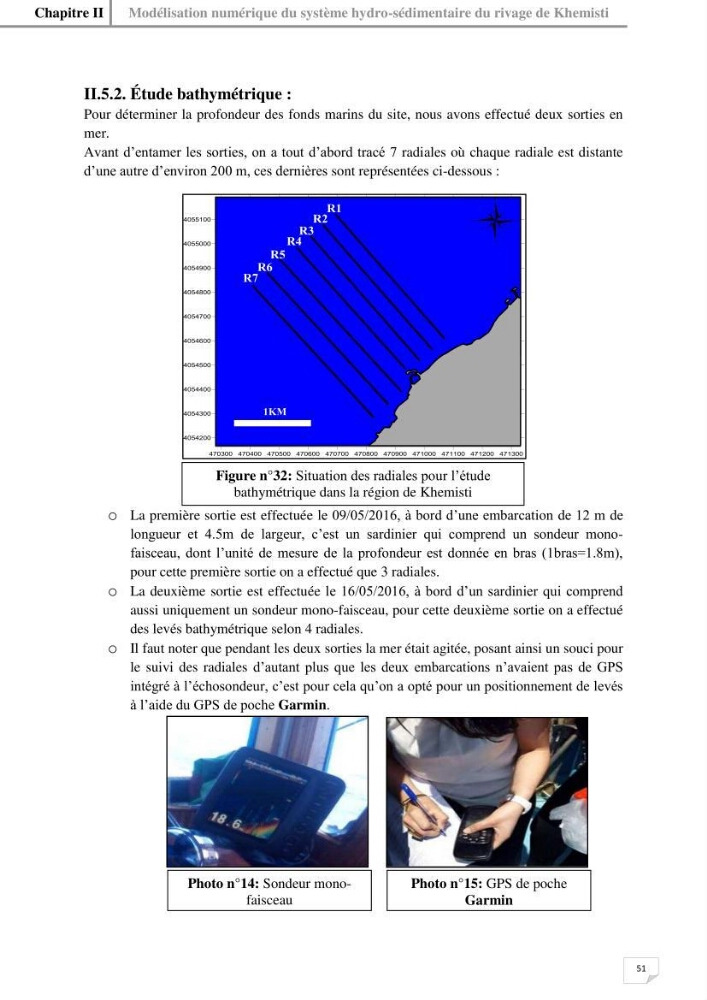 Etude hydrosédimentaire du rivage de Khemisti