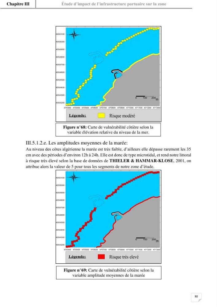 Etude hydrosédimentaire du rivage de Khemisti