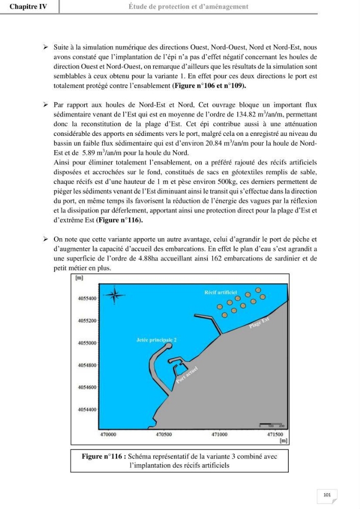 Etude hydrosédimentaire du rivage de Khemisti