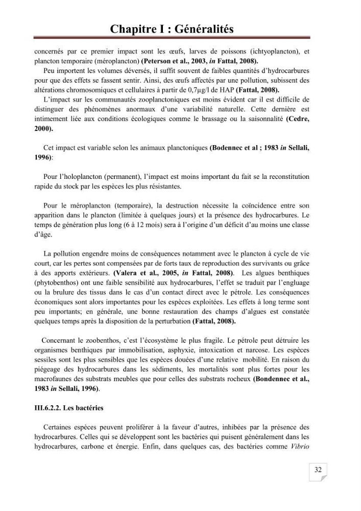 Etat de la pollution par les hydrocarbures aromatiques polycycliques dans les eaux de la baie de Bou-Ismail