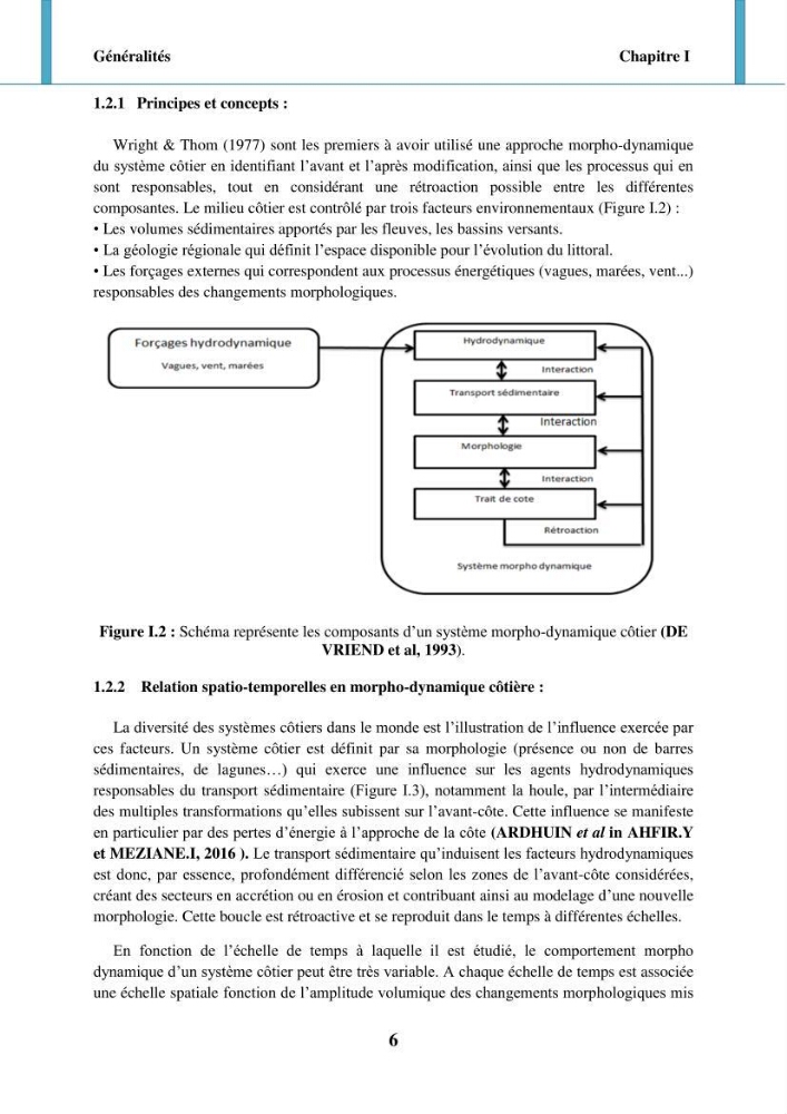 Impact des forçages météorologiques et anthropiques sur la dynamique morpho-sédimentaire du littoral Ouest Algérois: