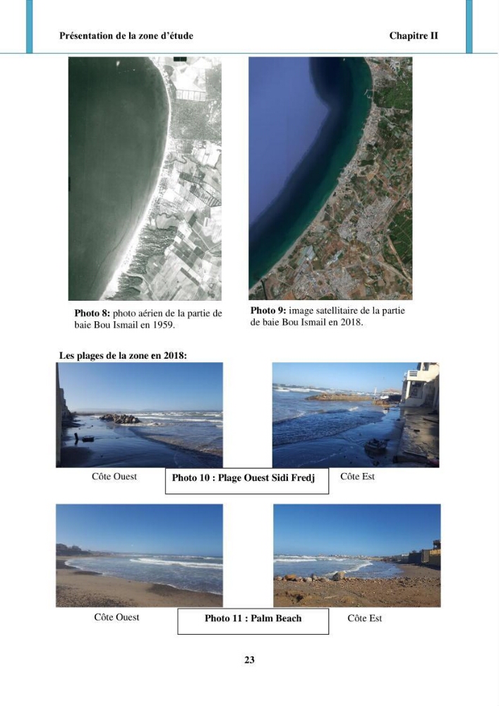 Impact des forçages météorologiques et anthropiques sur la dynamique morpho-sédimentaire du littoral Ouest Algérois:
