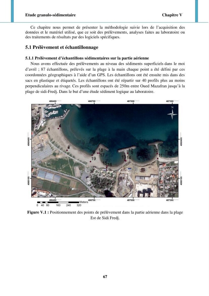 Impact des forçages météorologiques et anthropiques sur la dynamique morpho-sédimentaire du littoral Ouest Algérois: