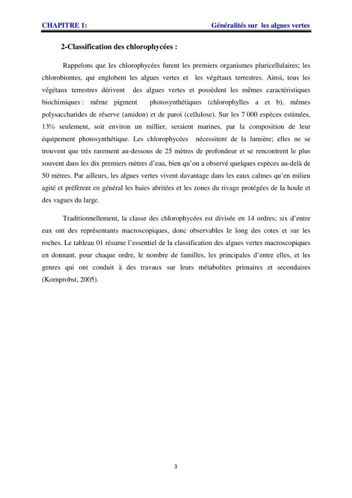 Apport pharmaceutique des algues marines en antioxydants naturels