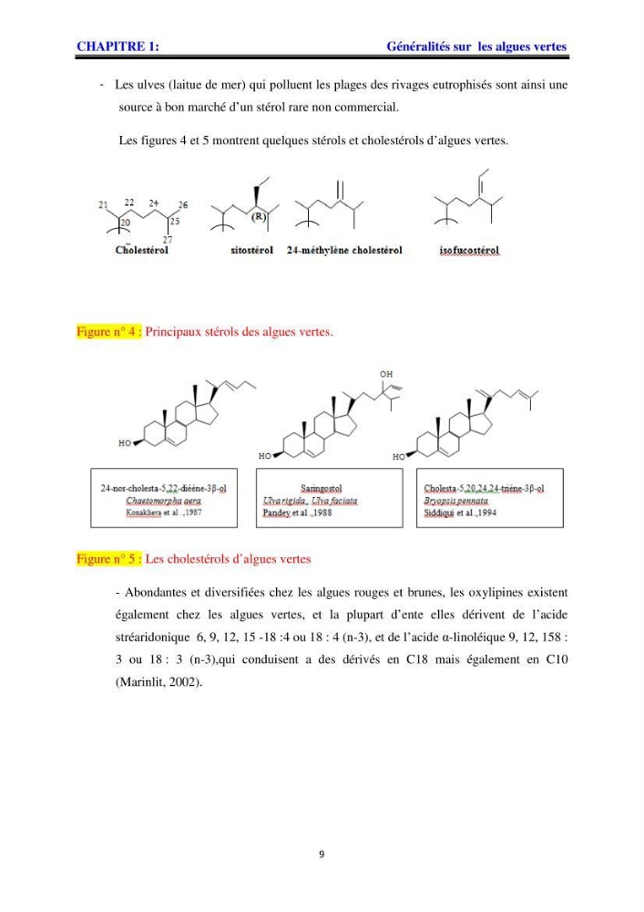 Apport pharmaceutique des algues marines en antioxydants naturels