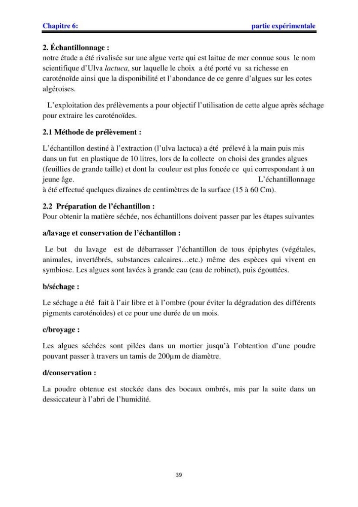 Apport pharmaceutique des algues marines en antioxydants naturels