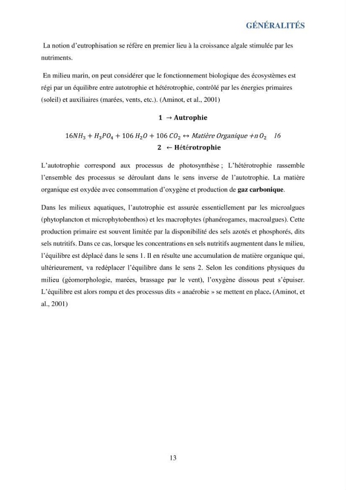 Contribution à l’étude du cycle annuel des flux air-mer en CO2 et à l’évaluation de l’état d’eutrophisation de la baie de Bou Ismail: