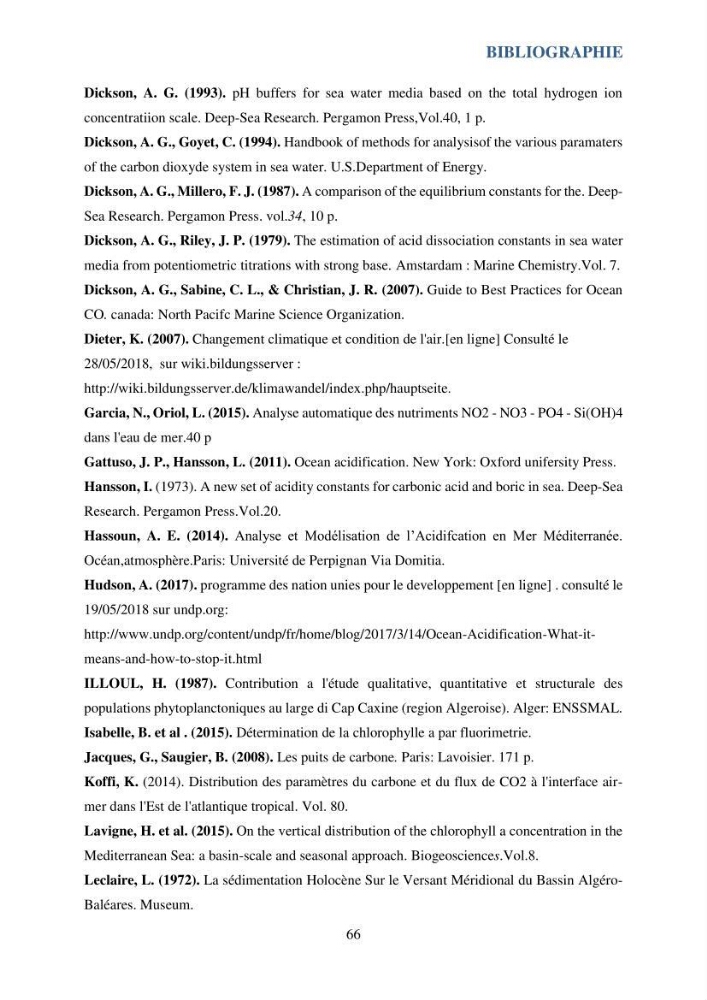 Contribution à l’étude du cycle annuel des flux air-mer en CO2 et à l’évaluation de l’état d’eutrophisation de la baie de Bou Ismail: