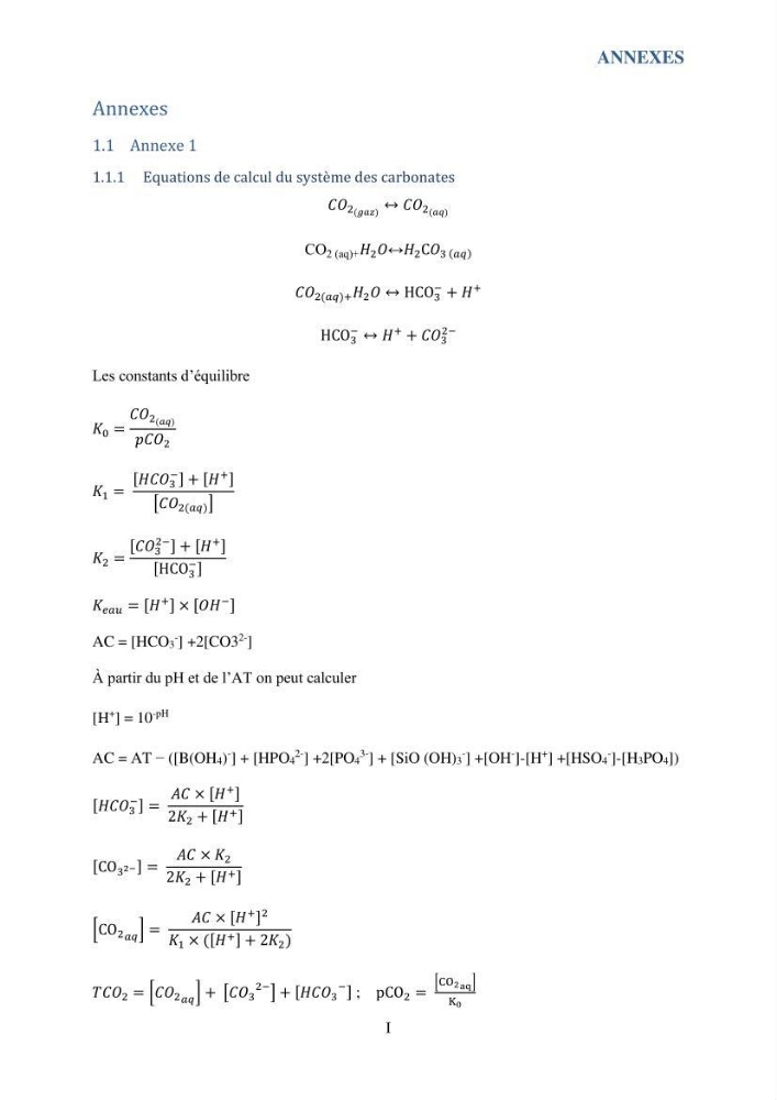 Contribution à l’étude du cycle annuel des flux air-mer en CO2 et à l’évaluation de l’état d’eutrophisation de la baie de Bou Ismail:
