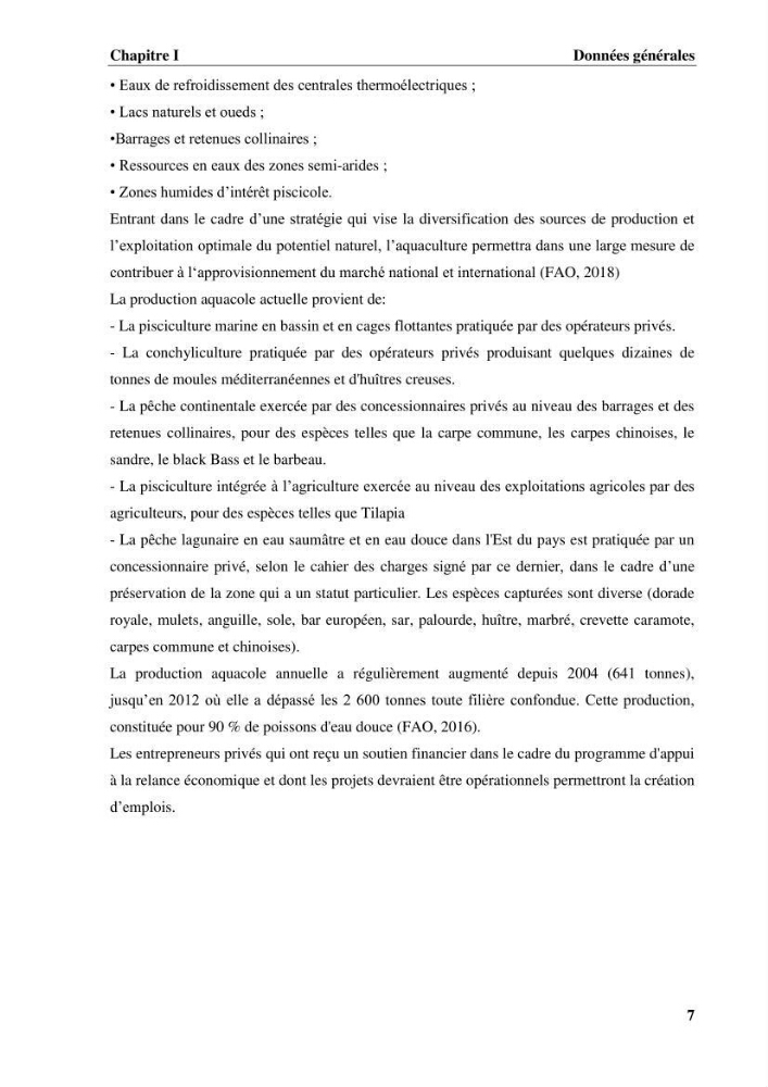 Contribution a la mise en place d.un systeme d\'elevage en cages flottantes du loup de mer et de la daurade royale au niveau de Gouraya (wilaya de Tipaza).