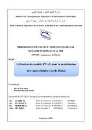 Utilisation du modèle SWAN pour la modélisation des vagues/houles