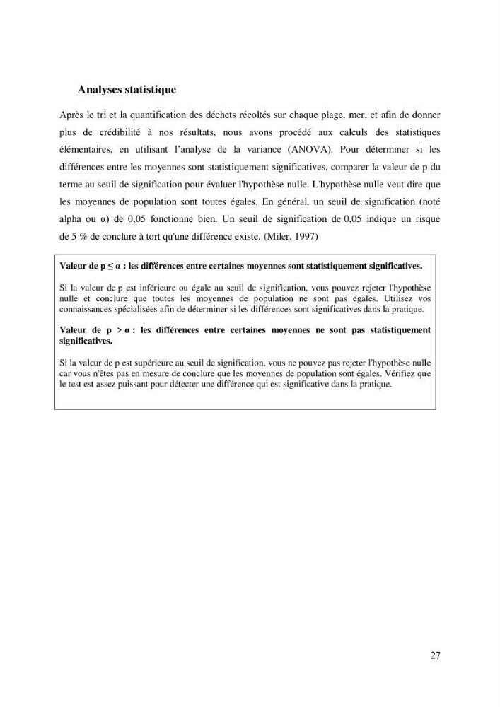 Caractérisation des déchets plastiques sur des sites pilotes le long de la côte de la wilaya d’Alger