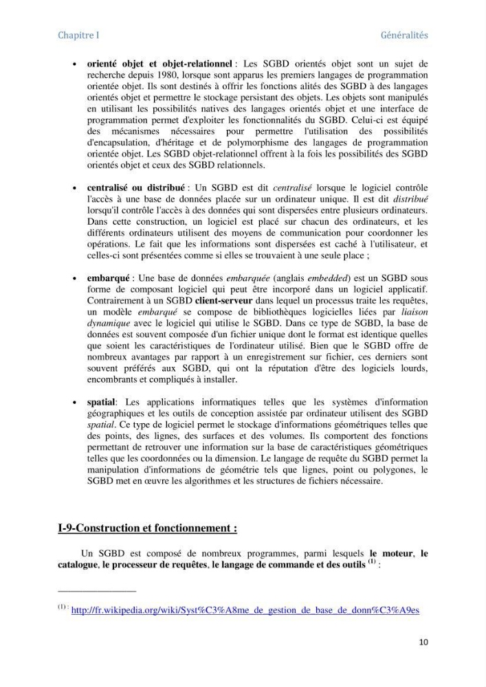 Inventaire des outils logiciels pour le traitement et la gestion d\'une base de données marine et cotière