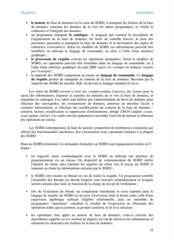 Inventaire des outils logiciels pour le traitement et la gestion d\'une base de données marine et cotière