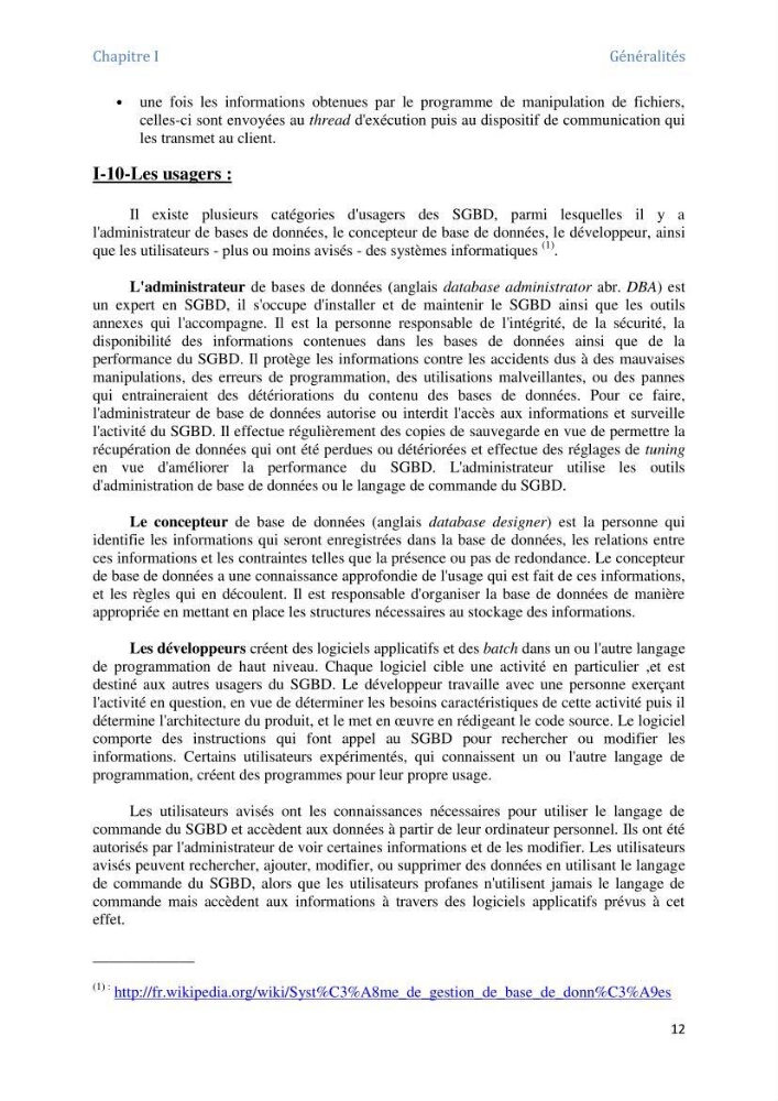 Inventaire des outils logiciels pour le traitement et la gestion d\'une base de données marine et cotière
